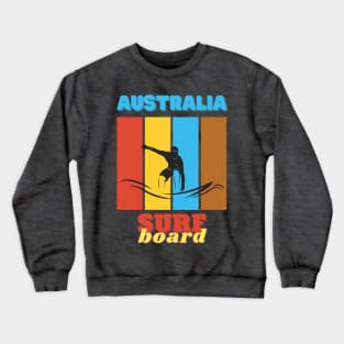 Australia surf board Crewneck Sweatshirt